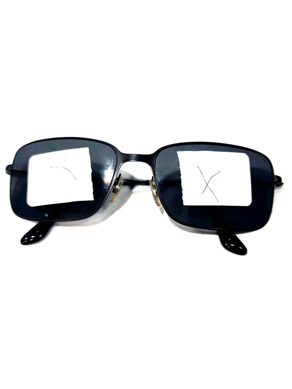 Ray Ban RB3514 153/71 Black Metal Square Sunglasses Frame 58-17